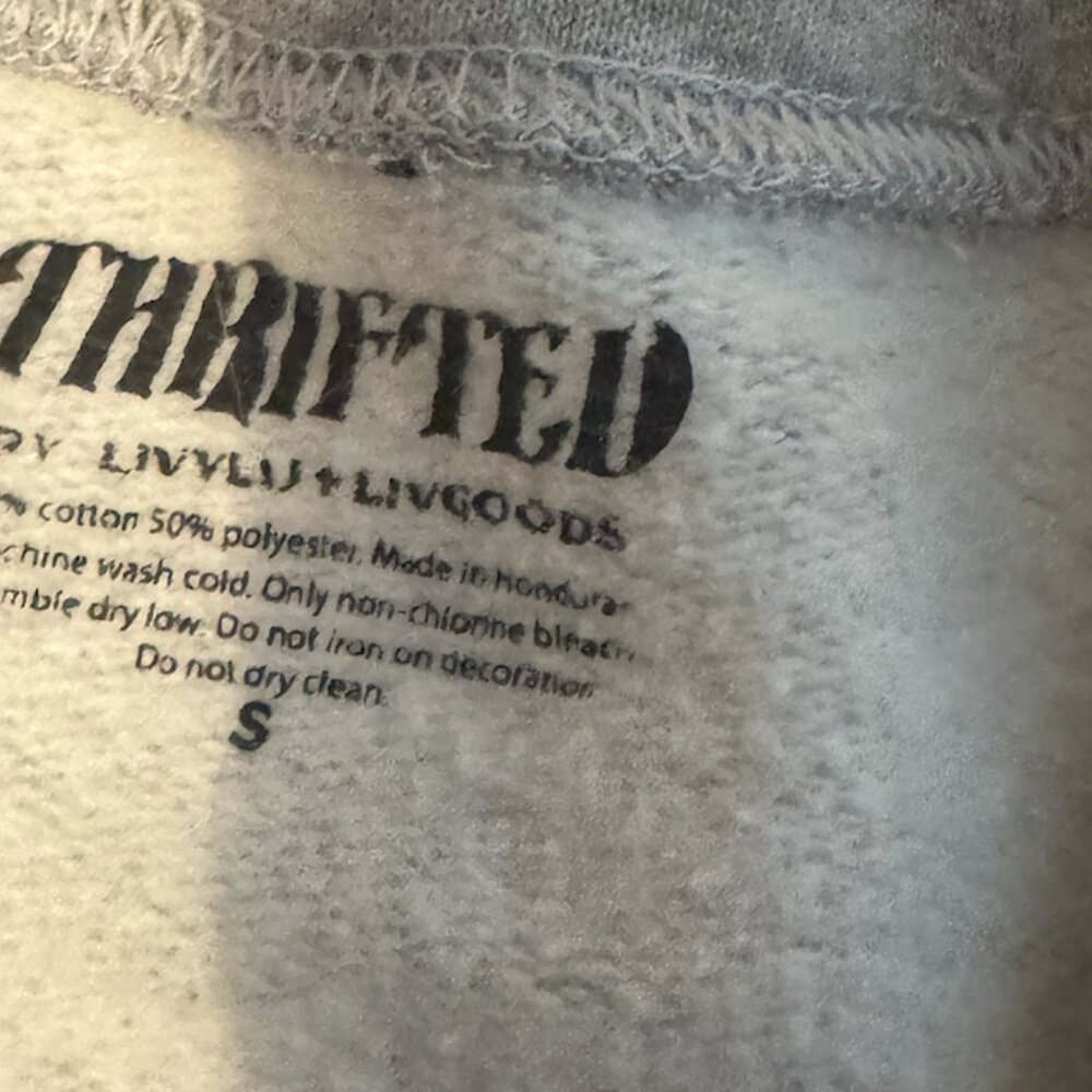 OKC Basketball Net Thrifted Sweatshirt - Picture 3 of 3